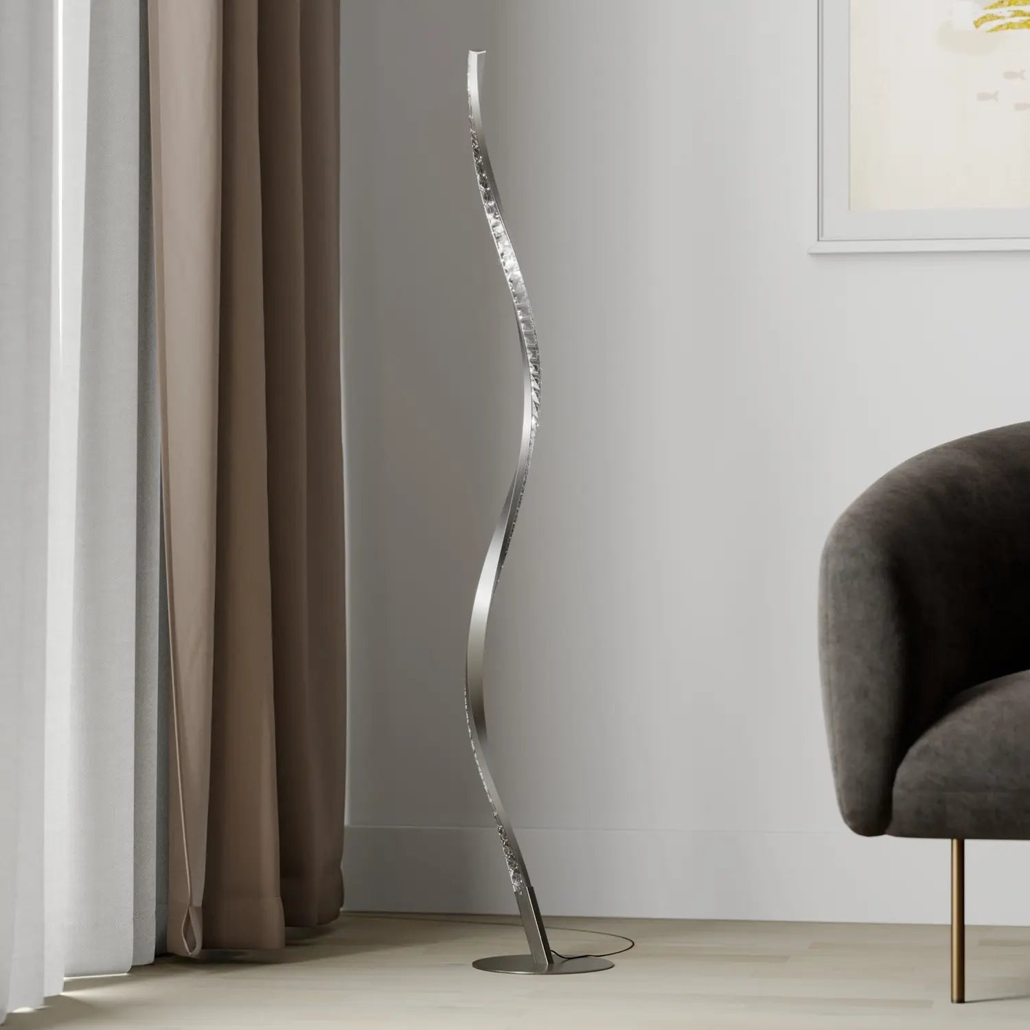 B-Ware Lindby Stehlampe Stehleuchte Led Criostal Rgbw Dimmbar Fernbedienung Siehe Text - 4251096575200