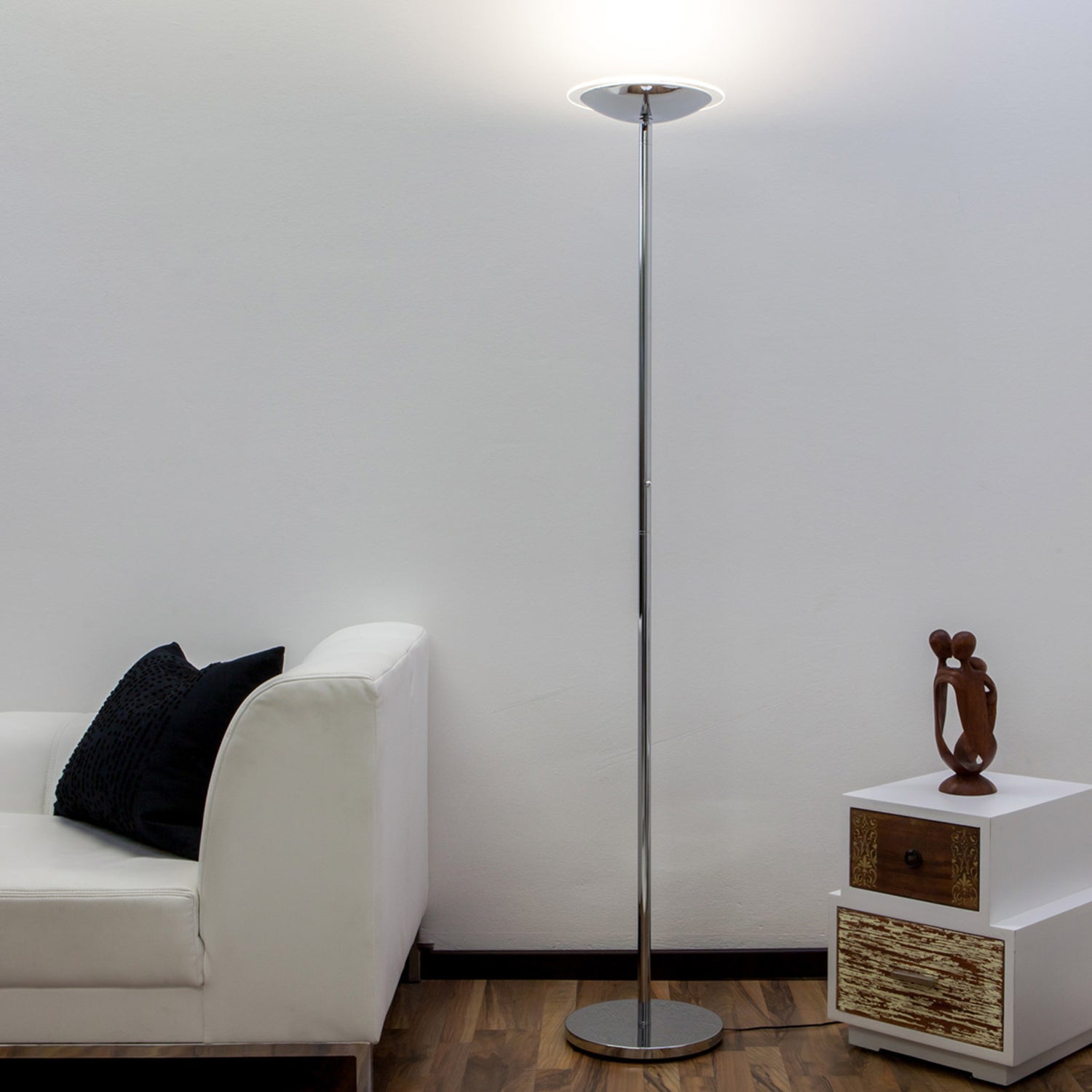 B-Ware Lindby Stehlampe Standlampe Led Chrom Dimmbar Malea Touchdimmer Siehe Text - 6291105709613