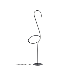 B-Ware Lindby Stehlampe Standlampe Led Schwarz Pajaro Dimmbar Cct Eisen Aluminium