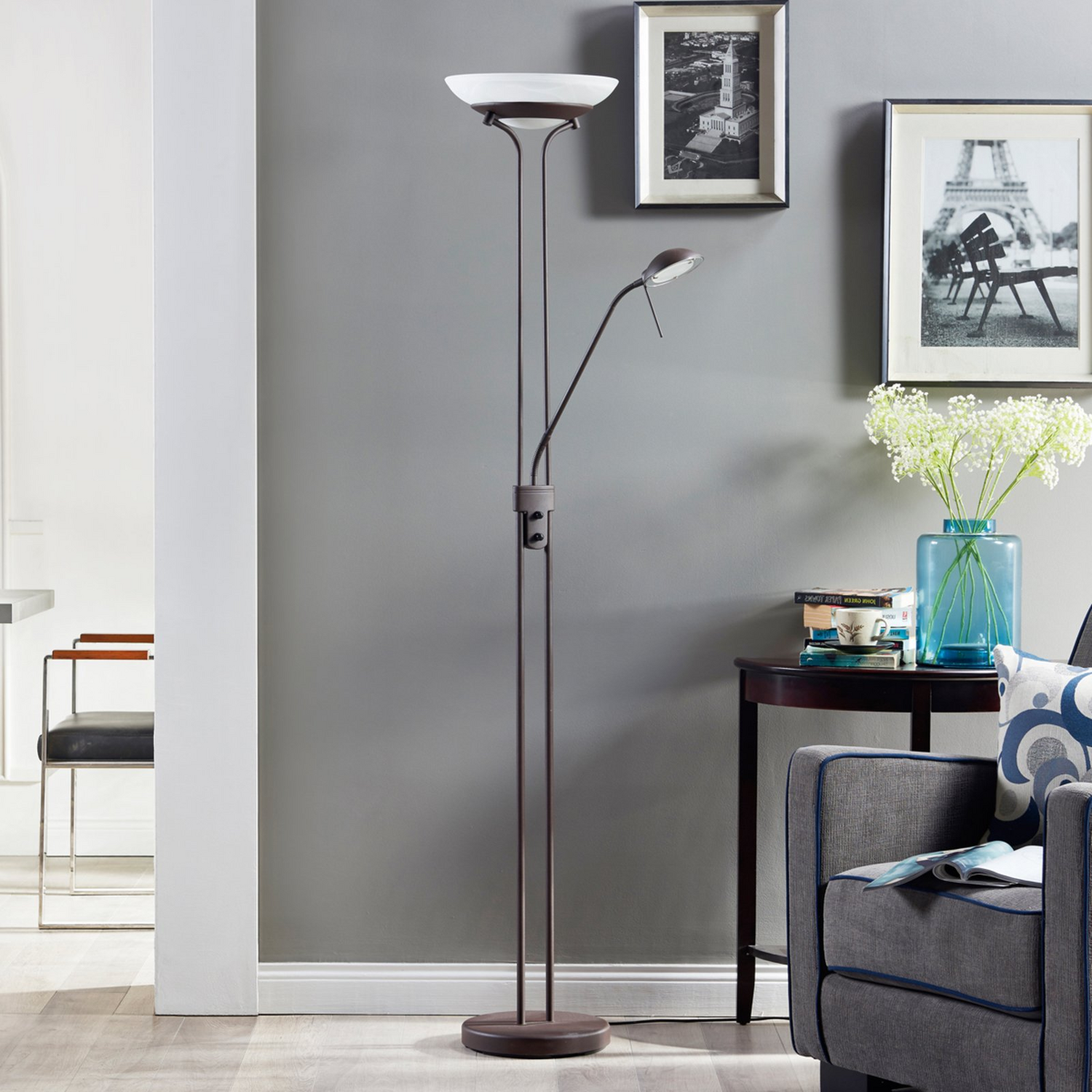 B-Ware Lindby Yveta Led Deckenfluter Stehleuchte Standleuchte Stehlampe 2 Fl Siehe Text - 4251096520118