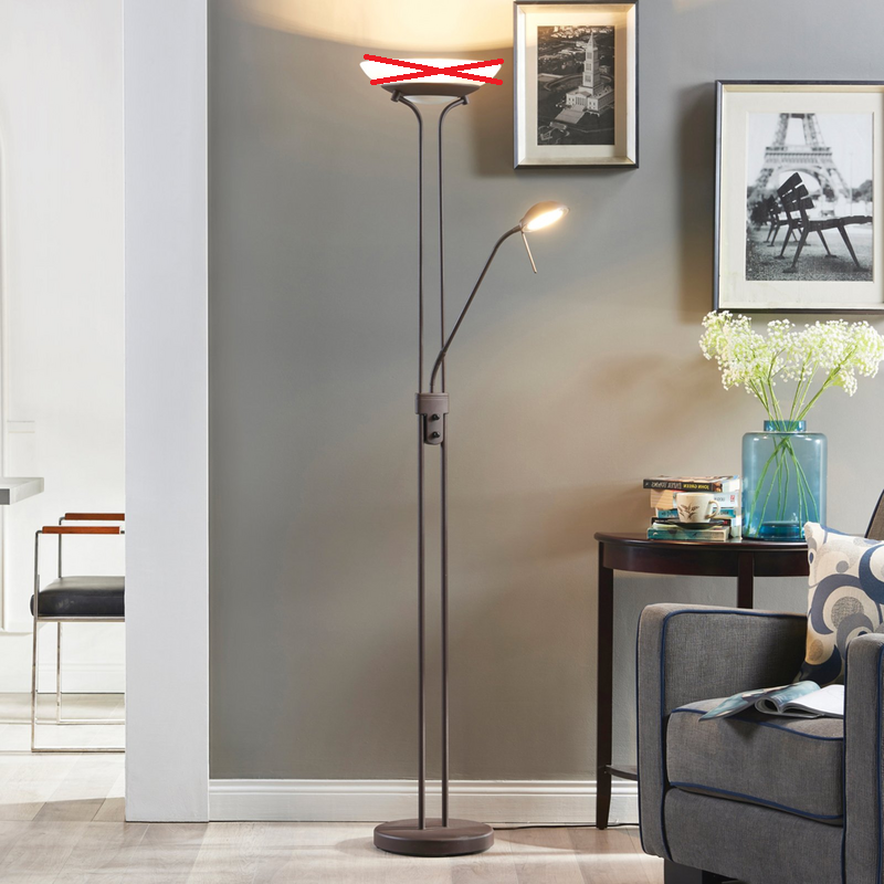 Lindby Yveta Led Deckenfluter Stehleuchte Standleuchte Stehlampe Siehe Text/Foto B-Ware - 4251096520118