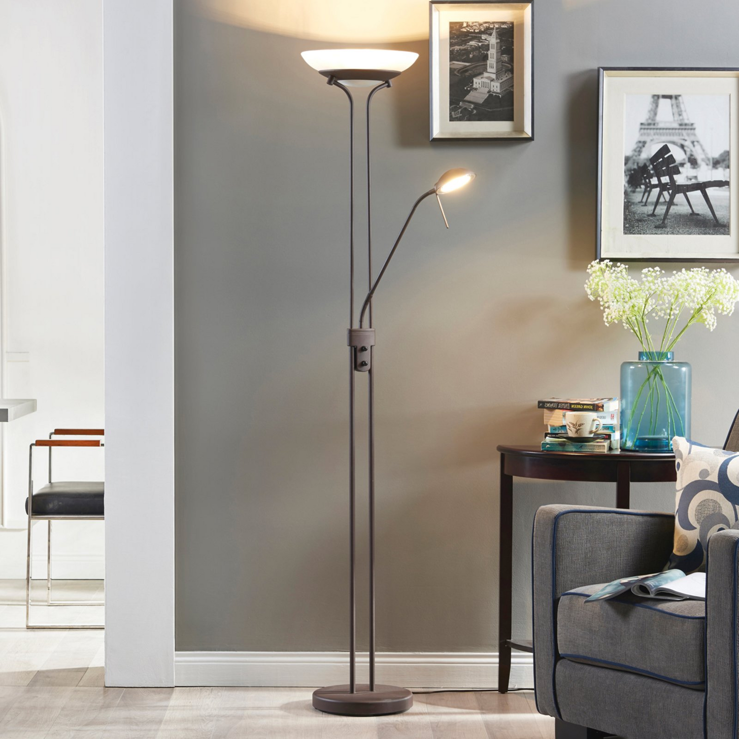 B-Ware Lindby Yveta Led Deckenfluter Stehleuchte Standleuchte Stehlampe 2 Fl Siehe Text - 4251096520118
