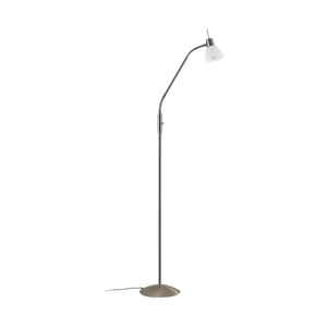 B-Ware Lindby Led Stehleuchte Gwendolin Stehlampe Lampe Leuchte Nickelfarben 1 Flammig