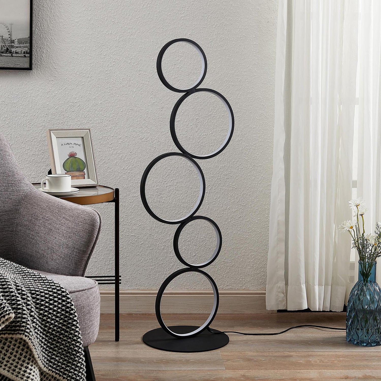 B-Ware Lindby Jacek Led Stehleuchte Wohnzimmerleuchte Standleuchte Leseleuchte Lampe138