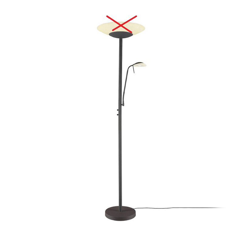 Lindby LED-Deckenfluter Lampe Leuchte Stehlampe Ragna Leselicht SIEHE TEXT/FOTO