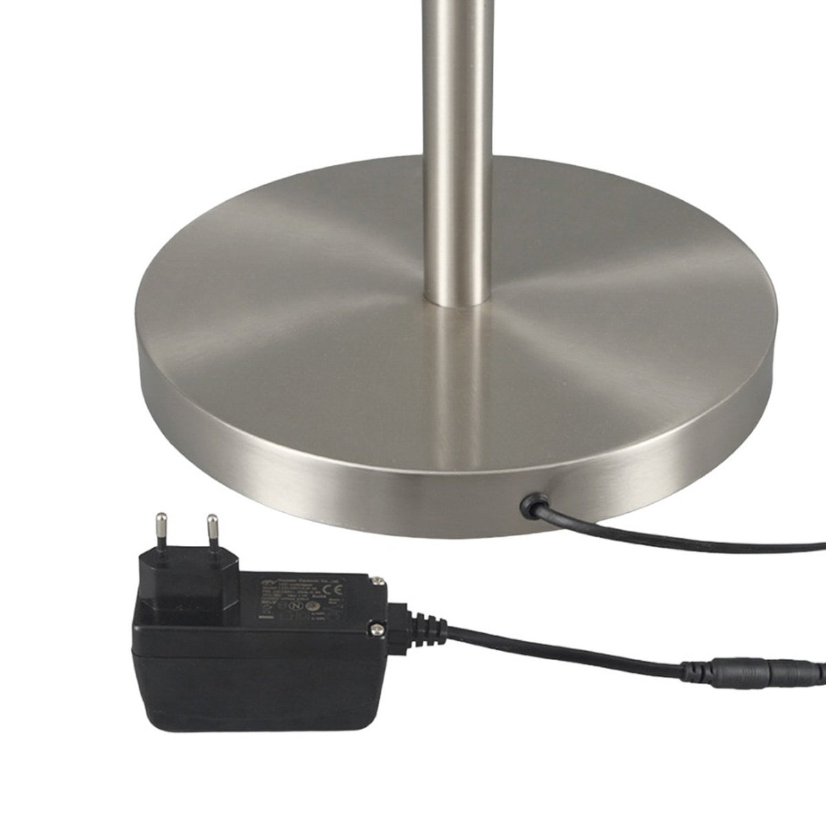 Lindby Stehleuchte Deckenfluter LED Leselicht Ragna nickel dimmbar Leselampe - 4251096519662