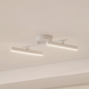 B-Ware Lindby Strahler Lichtleiste Led Spot Weiß Dimmbar Eldrin 2 Flammig 3000 K Decke