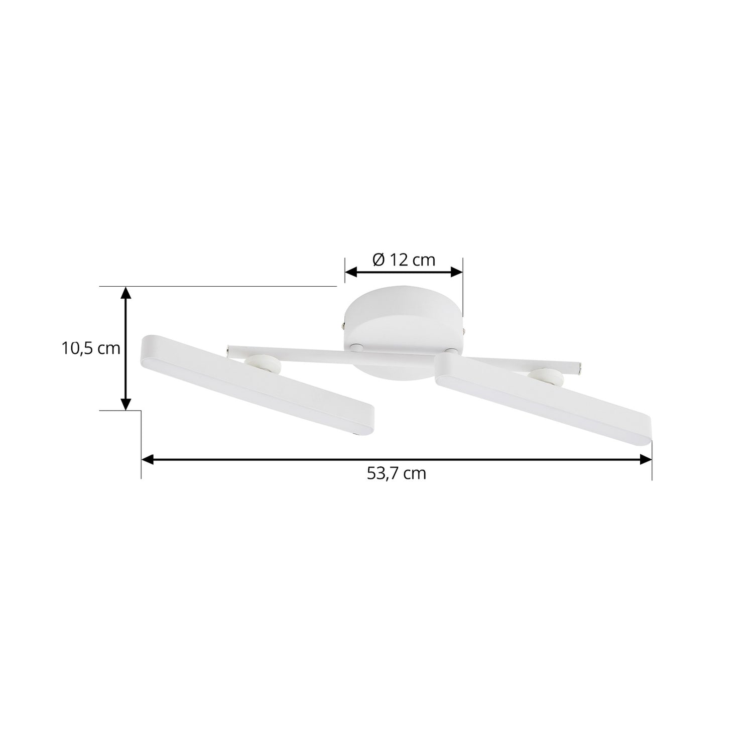 B-Ware Lindby Strahler Lichtleiste Led Spot Weiß Dimmbar Eldrin 2 Flammig 3000 K Decke - 4251911791143