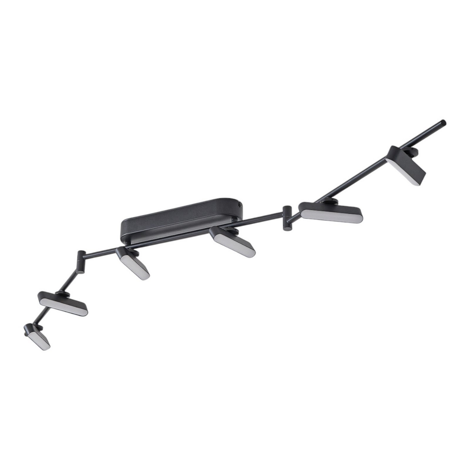 B-Ware Lindby Led Strahler Deckenleuchte Lichtleiste Eldrin Schwarz Dimmbar Sechsfla86 - 4251911791211