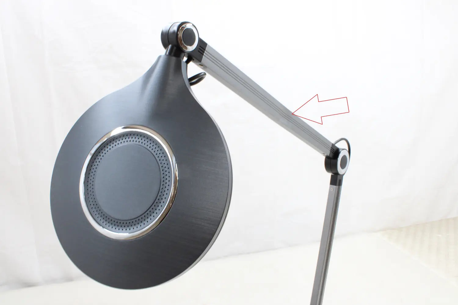 B-Ware Lindby Tischleuchte Lampe Led Nyxaris Grau Metall Ladestation Siehe Text/Foto - 4251911775624