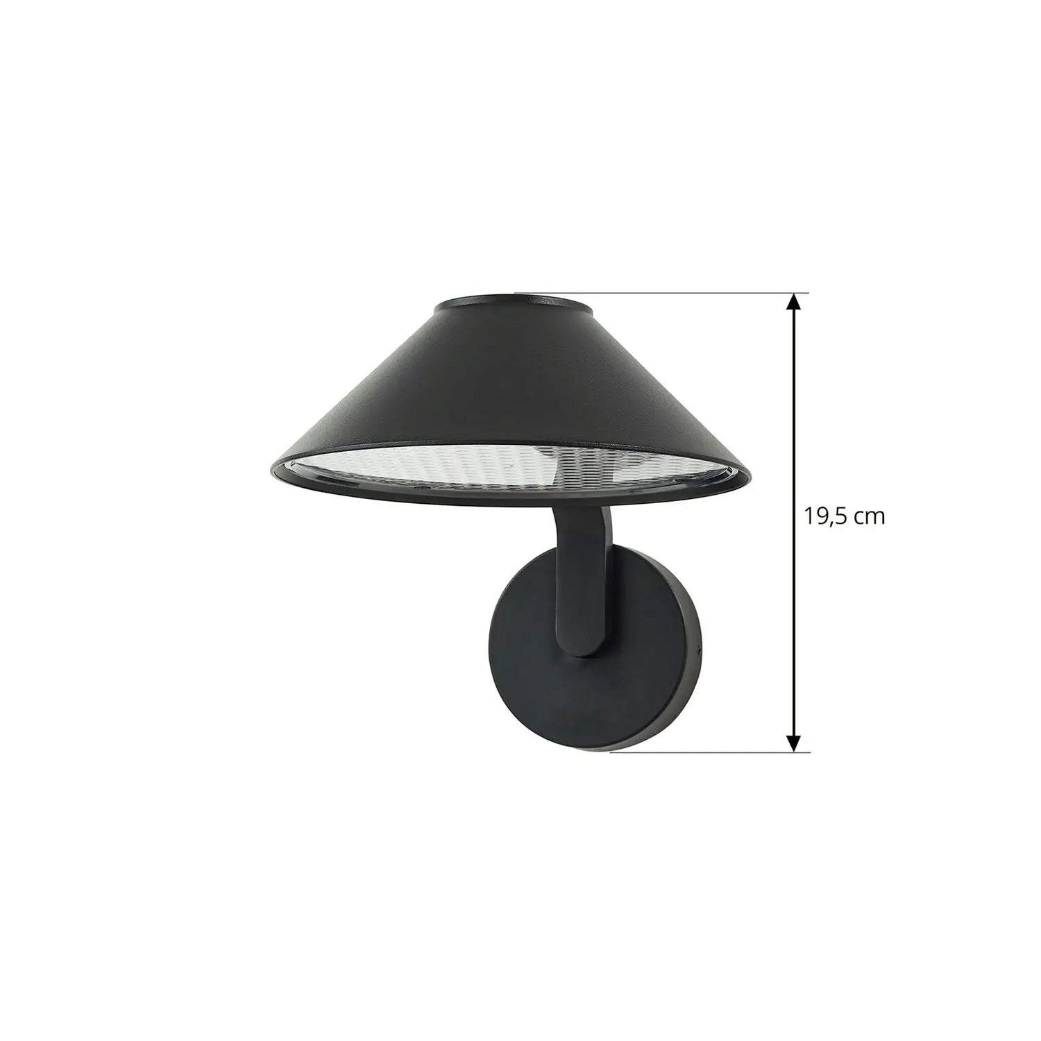 B-Ware Lindby Led Wandlampe Leuchte Lampe Capelo Schwarz Metall ø20cm - 4251911799187