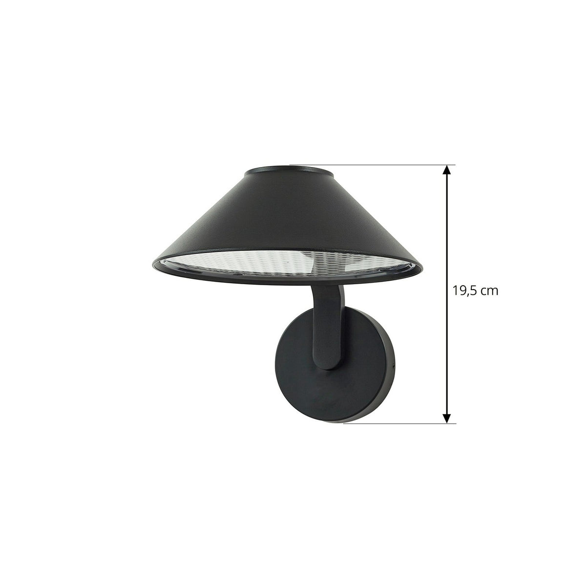 Lindby Wandlampe Wandleuchte LED Capelo schwarz Aluminium pulverbeschichtet - 4251911799187
