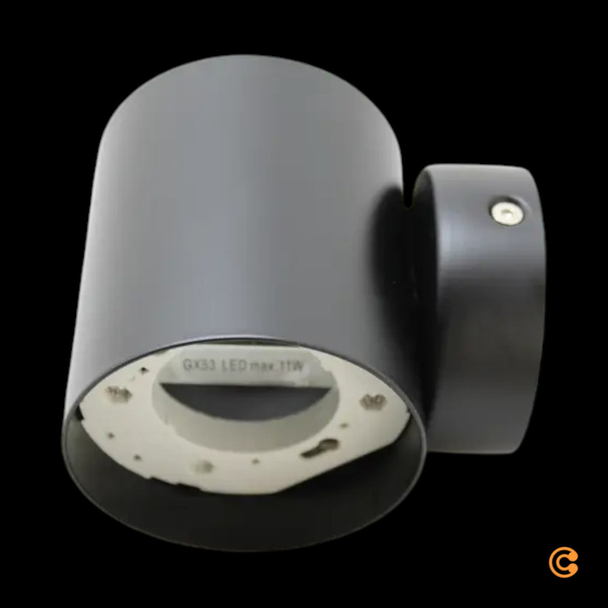 Lindby Wandlampe Wandleuchte LED Lampe Fassung oben unten schwarz - 4251911770551