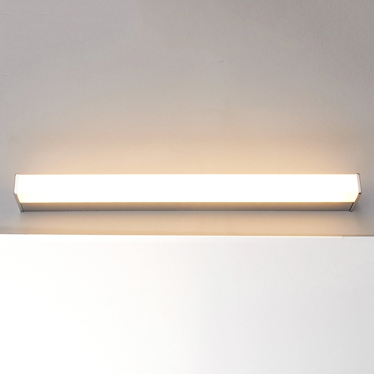 Lindby Wandleuchte Wandlampe LED Philippa Badezimmer Spiegel Chrom eckig - 6291106550832