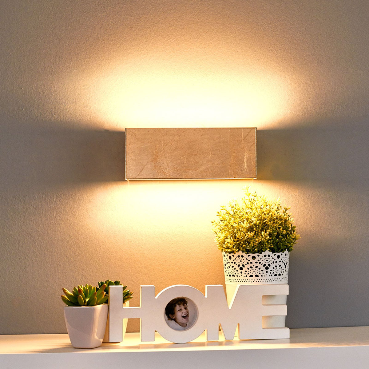 Lindby LED-Wandleuchte Quentin Lampe Flurleuchte Wandlampe LED 10W gold 2 STÜCK - 4251096512113