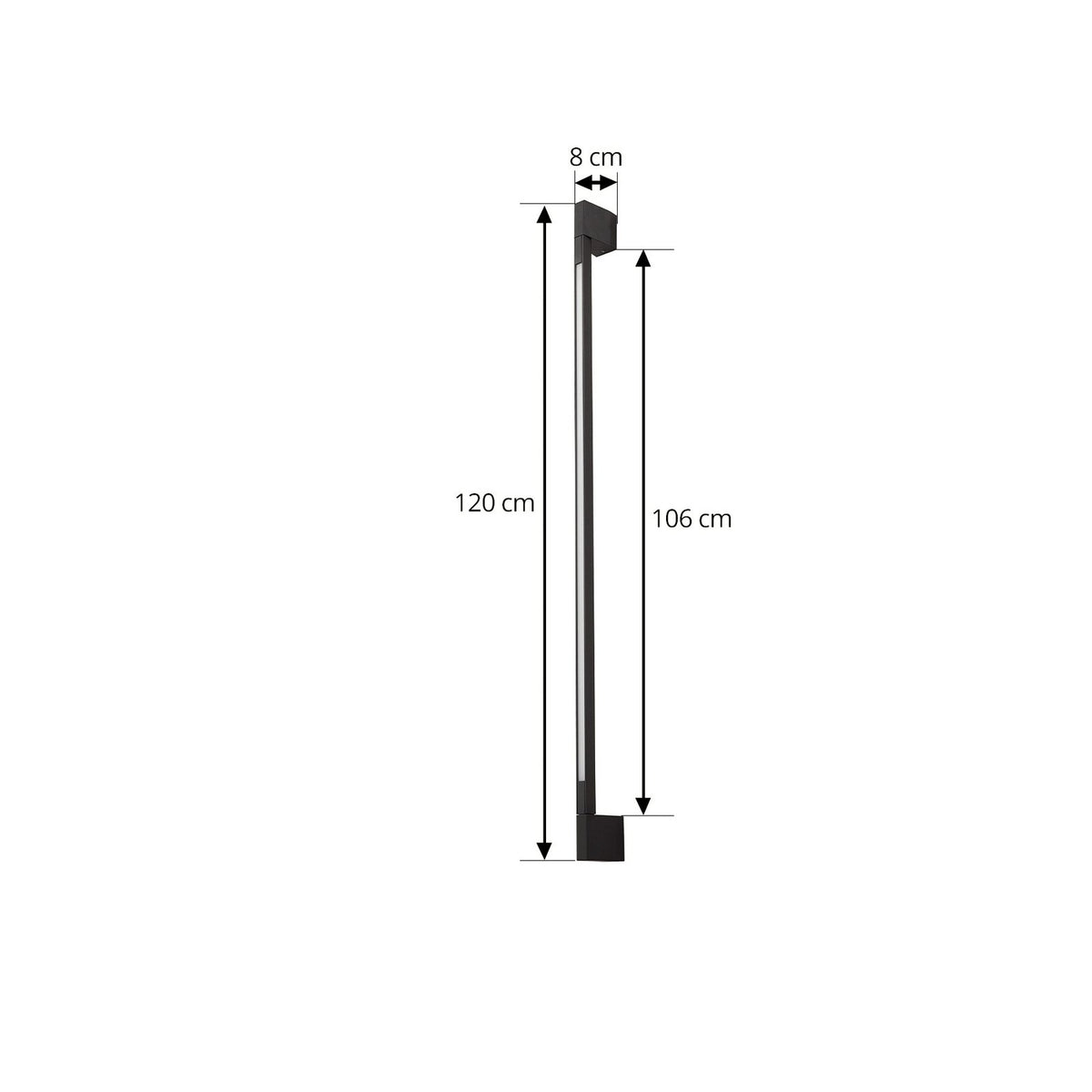 Lindby Wandleuchte Wandlampe LED Neano schwarz Metall IP54919 - 4251911797787