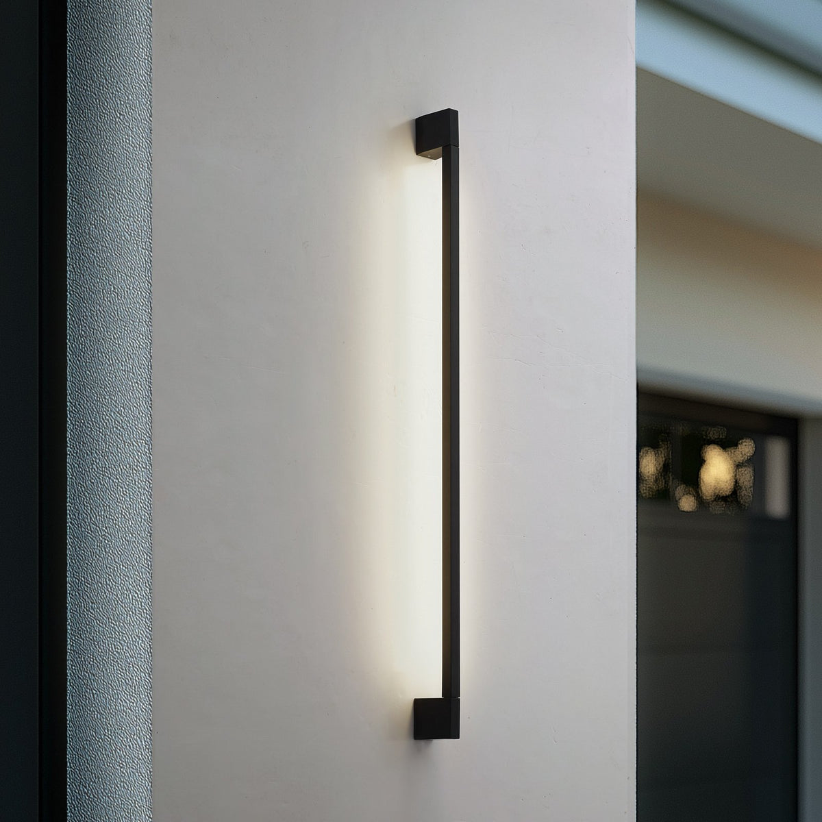 Lindby Wandleuchte Wandlampe LED Neano schwarz Metall IP54919 - 4251911797787
