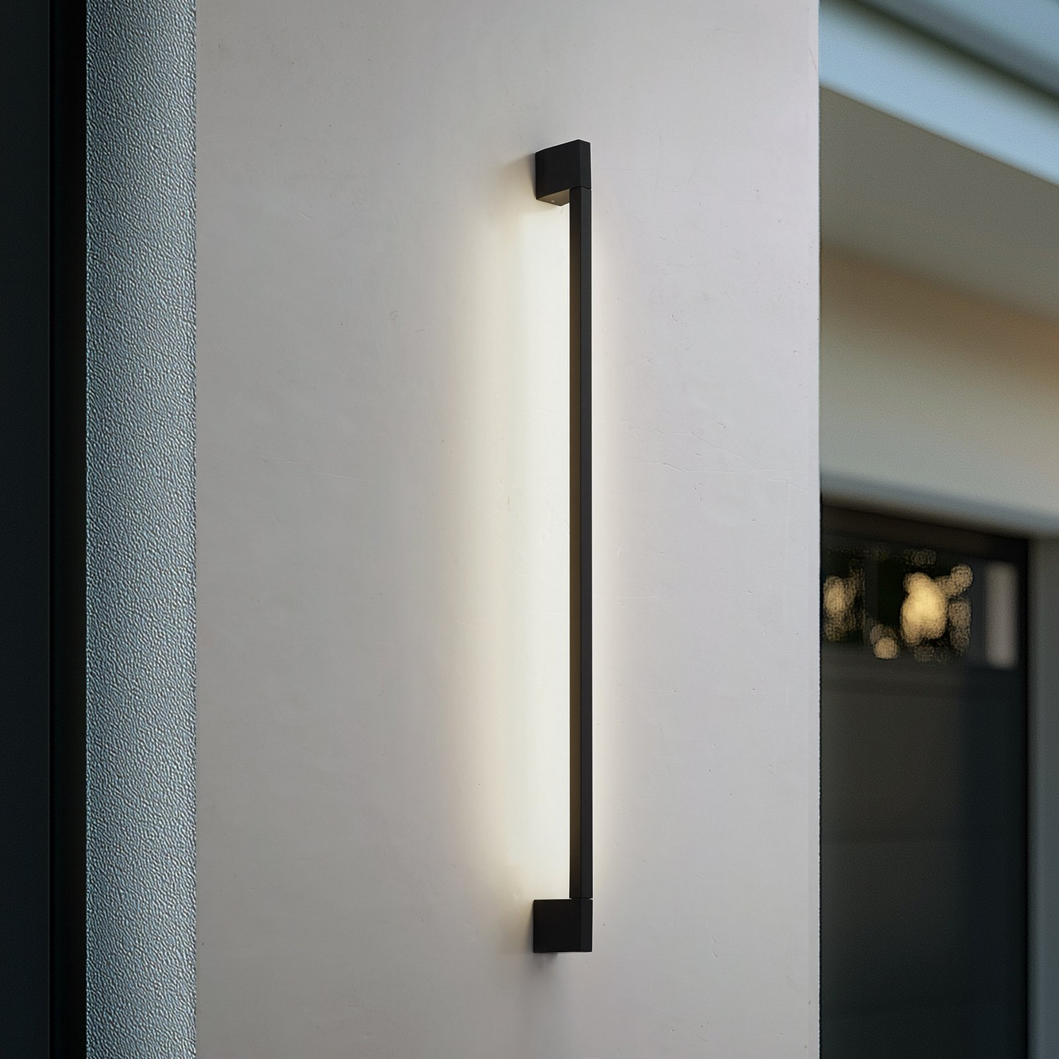 Applique murale LED Lindby Neano, 120 cm, noire. Voir texte. Produit de seconde main.