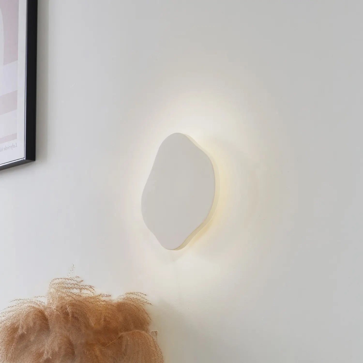B-Ware Lindby Wandleuchte Wandlampe Led Leuchte Beige Gips Nielson 30 Cm Hoch Innenraum - 4251911794175