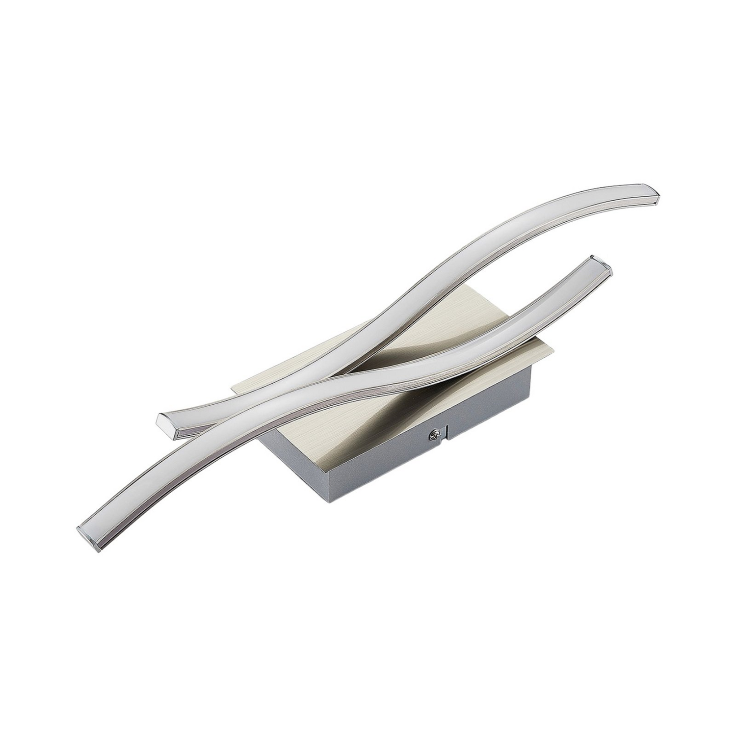 B-Ware Lindby Led Wandleuchte Safia In Wellenform Wandleuchte Lampe Leuchte Alumin599