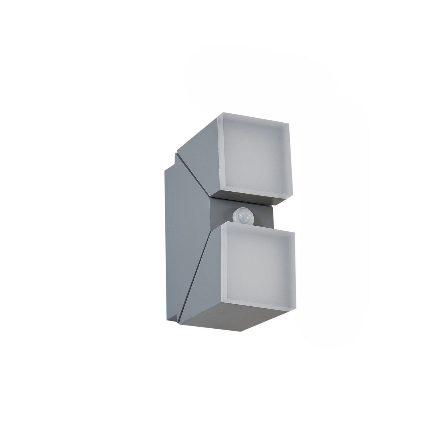 B-Ware Lindby Wandleuchte Wandlampe Led Sensor Außenleuchte Grau Bewegungssensor Ip54