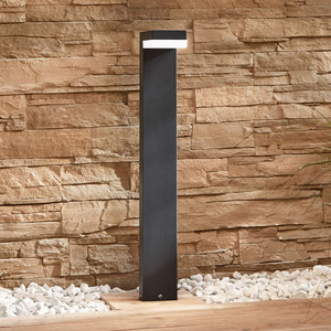 B-Ware Lindby Dionys LED-Wegeleuchte Sockelleuchte Gartenleuchte Gartenlampe dunkelg586