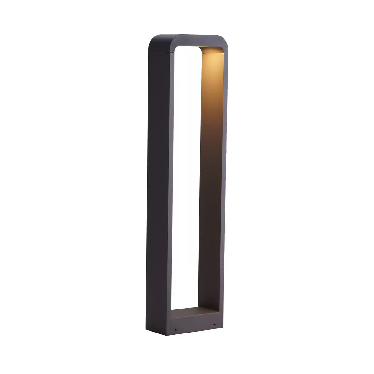 Lindby Wegeleuchte Außenleuchte LED Wegelampe dunkelgrau Aluminium Emima 80 cm - 4251911751994