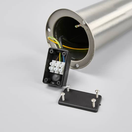 B-Ware Lindby Fabrizio Led Wegeleuchte Wegelampe Lampe Leuchte Aus Edelstahl Silber - 4251096538632