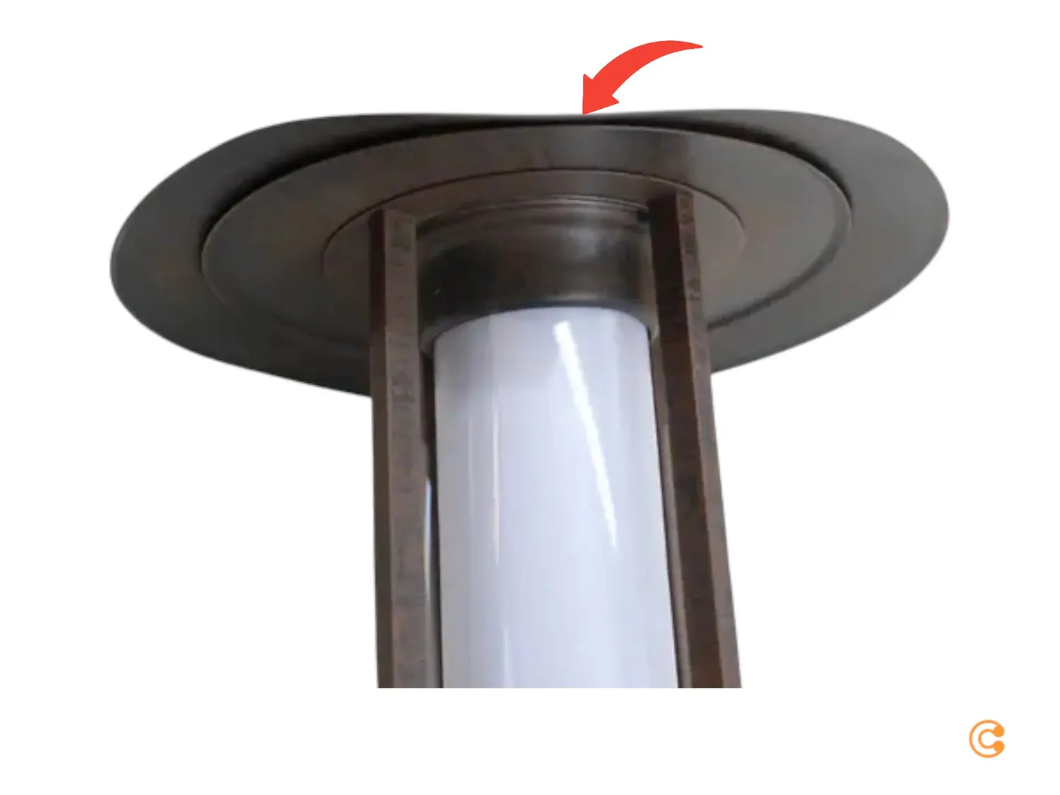 Lindby Led Wegeleuchte Pavlos Wegelampe Gartenlampe Lampe Leuchte Rostfarben B-Ware - 4251096542158