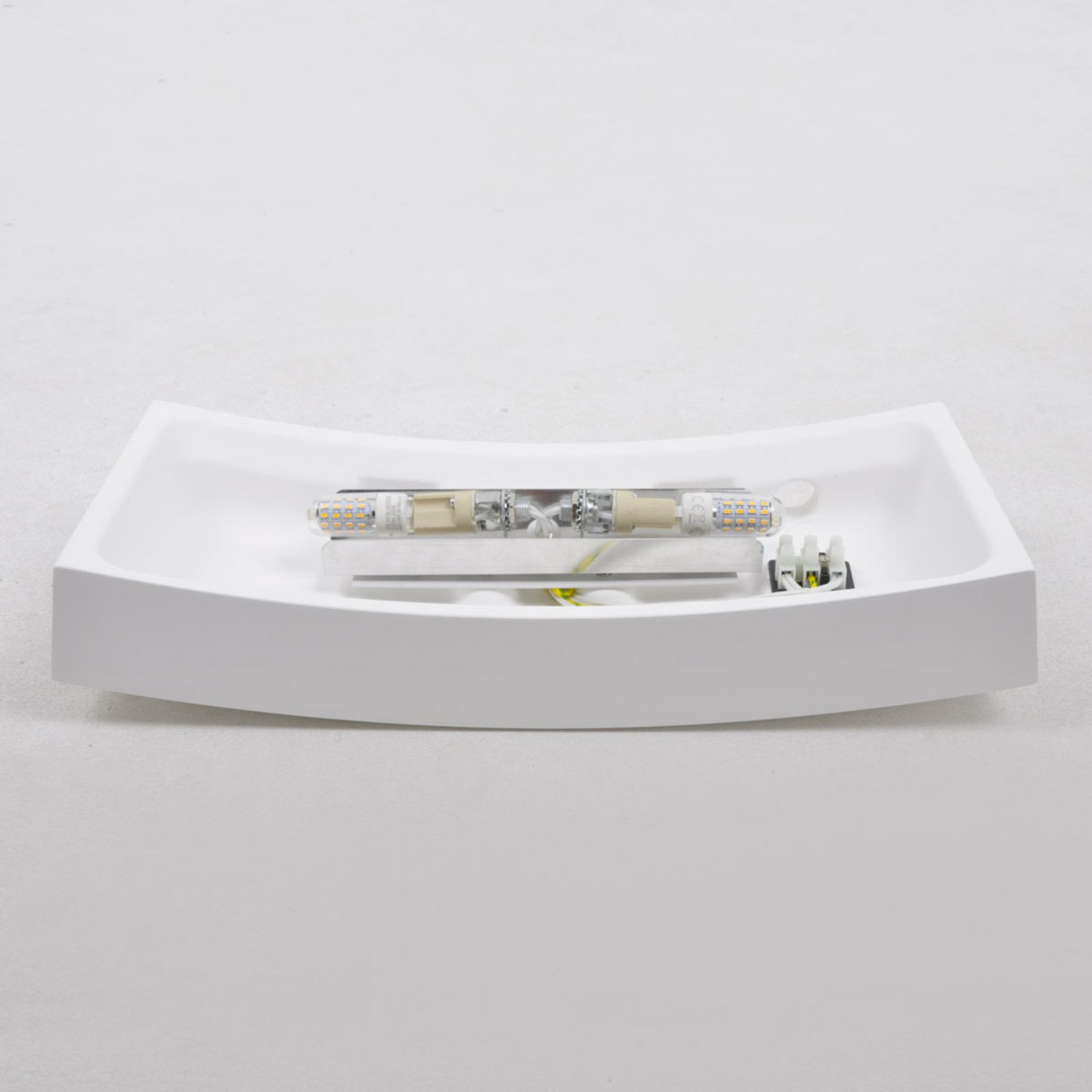B-Ware Lindby Wandleuchte Leander Wandlampe Wandlicht Lampe Leuchte G9 Weiß Bemalbar