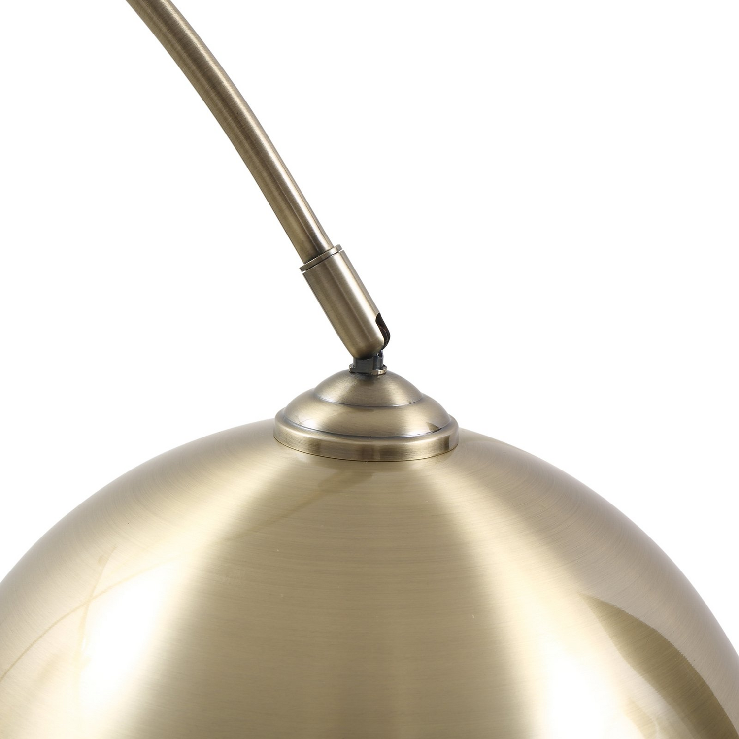 B-Ware Lindby Lennart Bogenstehleuchte Bogenleuchte Stehleuchte Leuchte Messing Antik