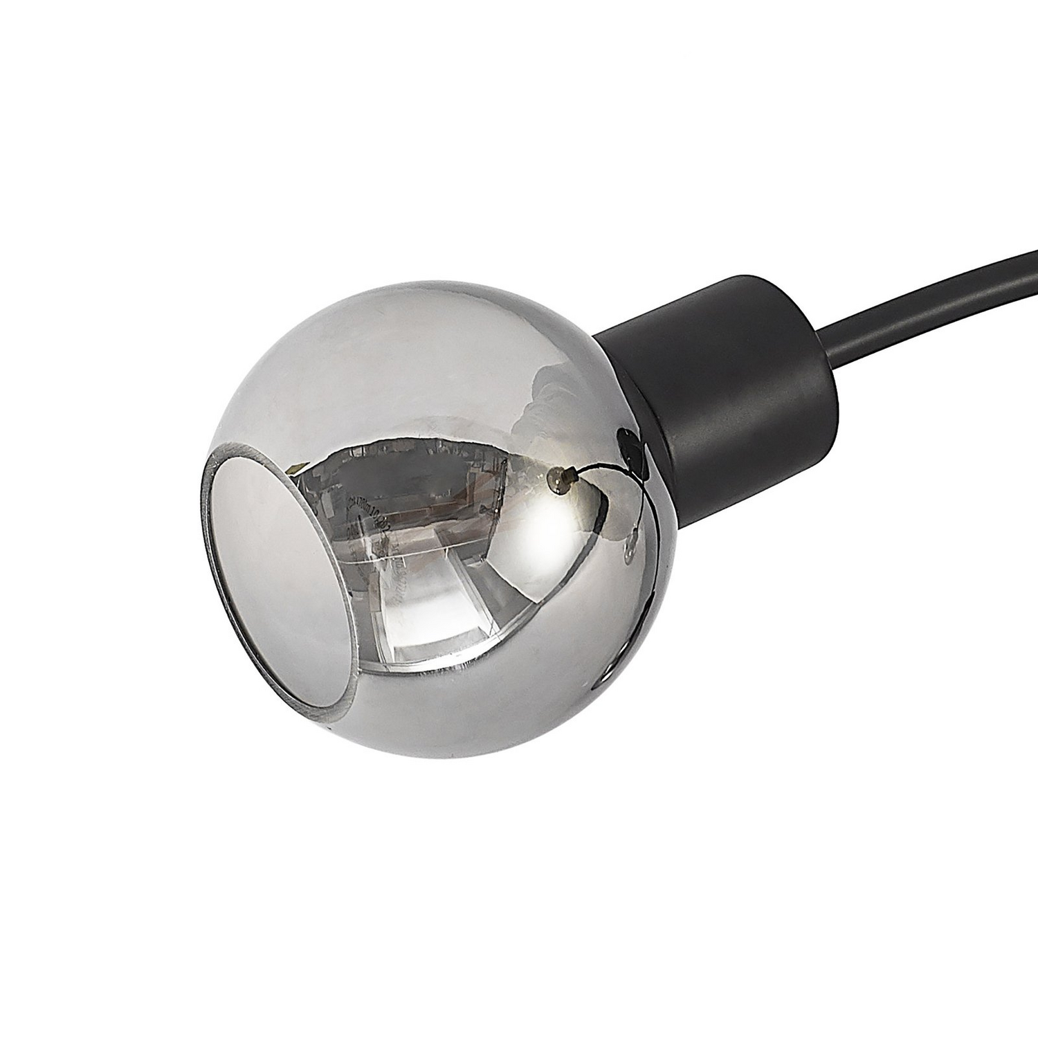 B-Ware Lindby Lioma Deckenleuchte Hängeleuchte Deckenlampe Lampe 4 Flammig E14 Schwarz