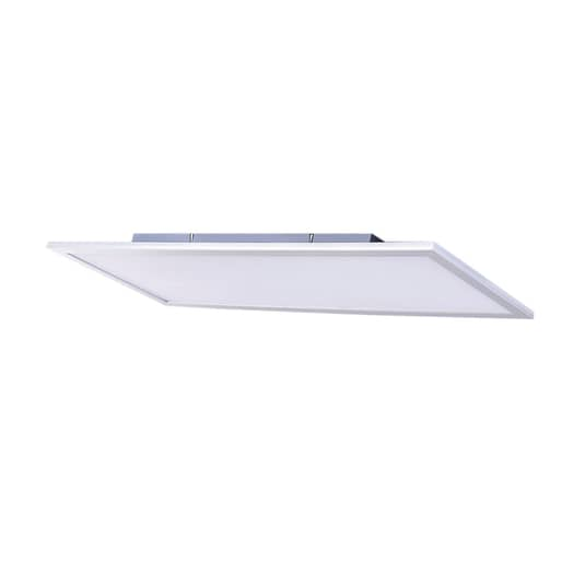 B-Ware Lindby Led Panel Deckenleuchte Weiß Silber Cct Dimmbar 120x30 Cm Siehe Text - 12753289585305