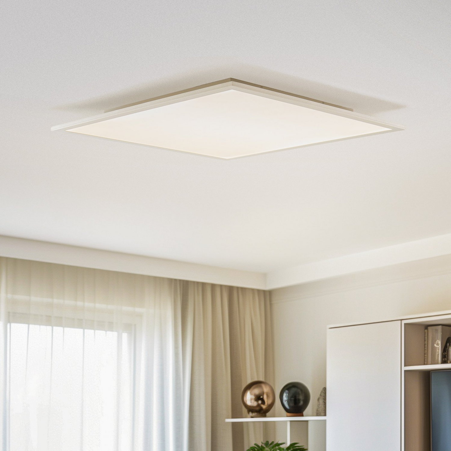 B-Ware Lindby Livel Led Panel Deckenlampe Lampe Deckenlampe  4.000 K, 62 X 62 Cm