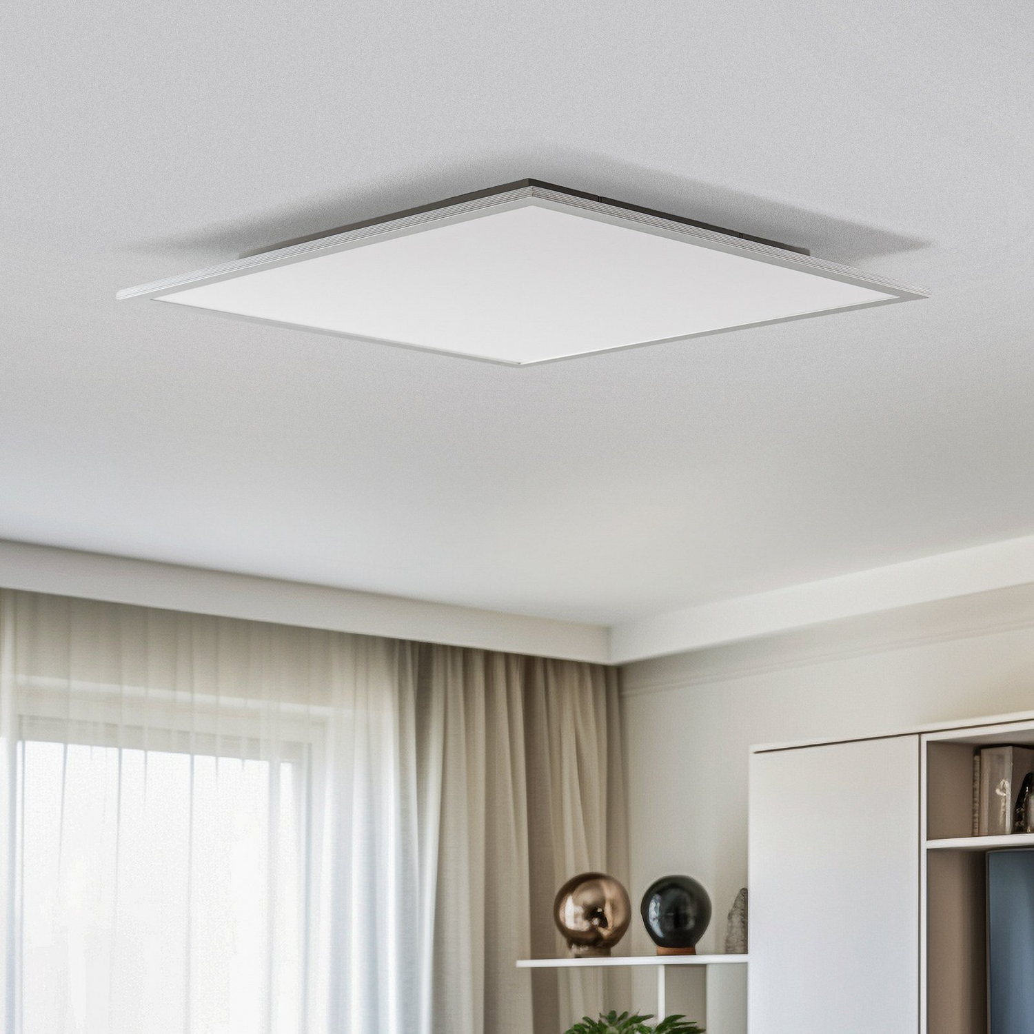 B-Ware Lindby Livel Led Panel Deckenlampe Lampe Deckenlampe  4.000 K, 62 X 62 Cm