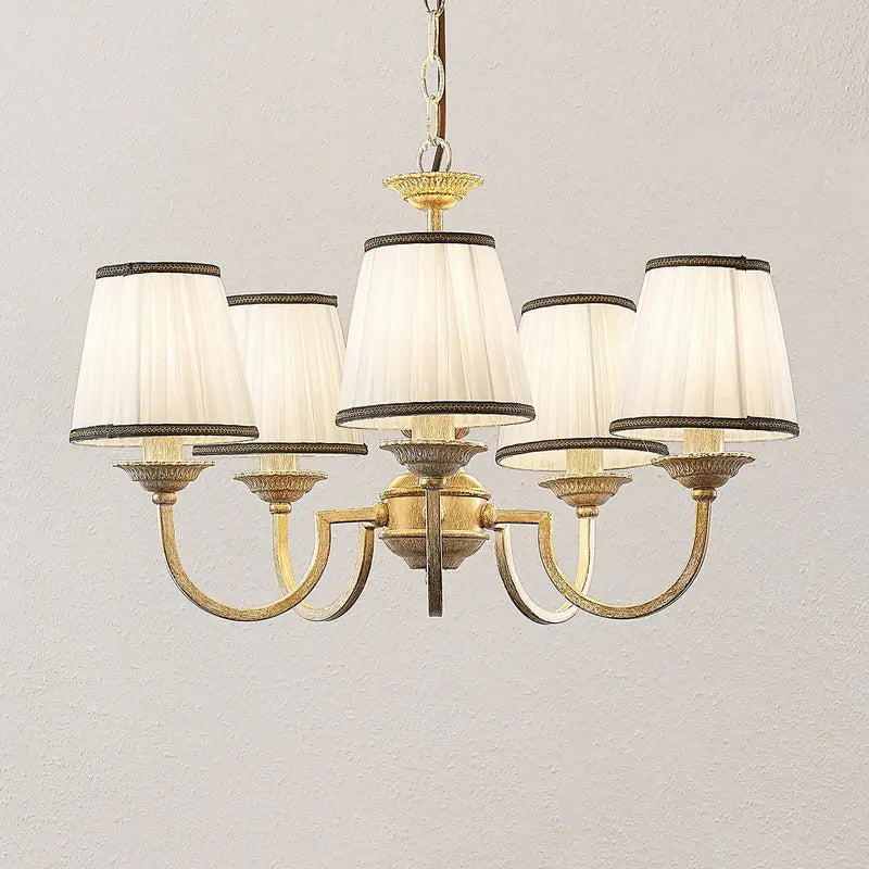 B-Ware Lindby Lumiel Kronleuchter Fünfflammig Lampe Leuchte Deckenleuchte Deckenlampe