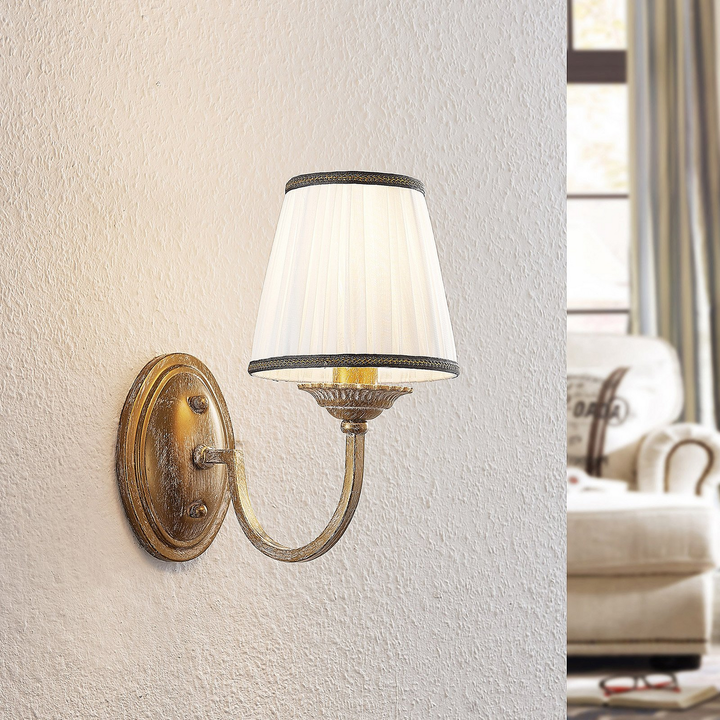 Lindby Lumiel Wandleuchte Mit Textilschirm Wandleuchte Lampe Siehe Text/Foto B-Ware - 4251096571370