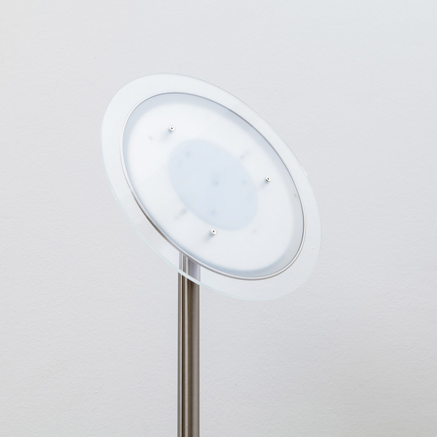B-Ware Lindby Stehlampe Stehleuchte Led Malea Nickelfarben Dimmbar Lichtspender Touc131