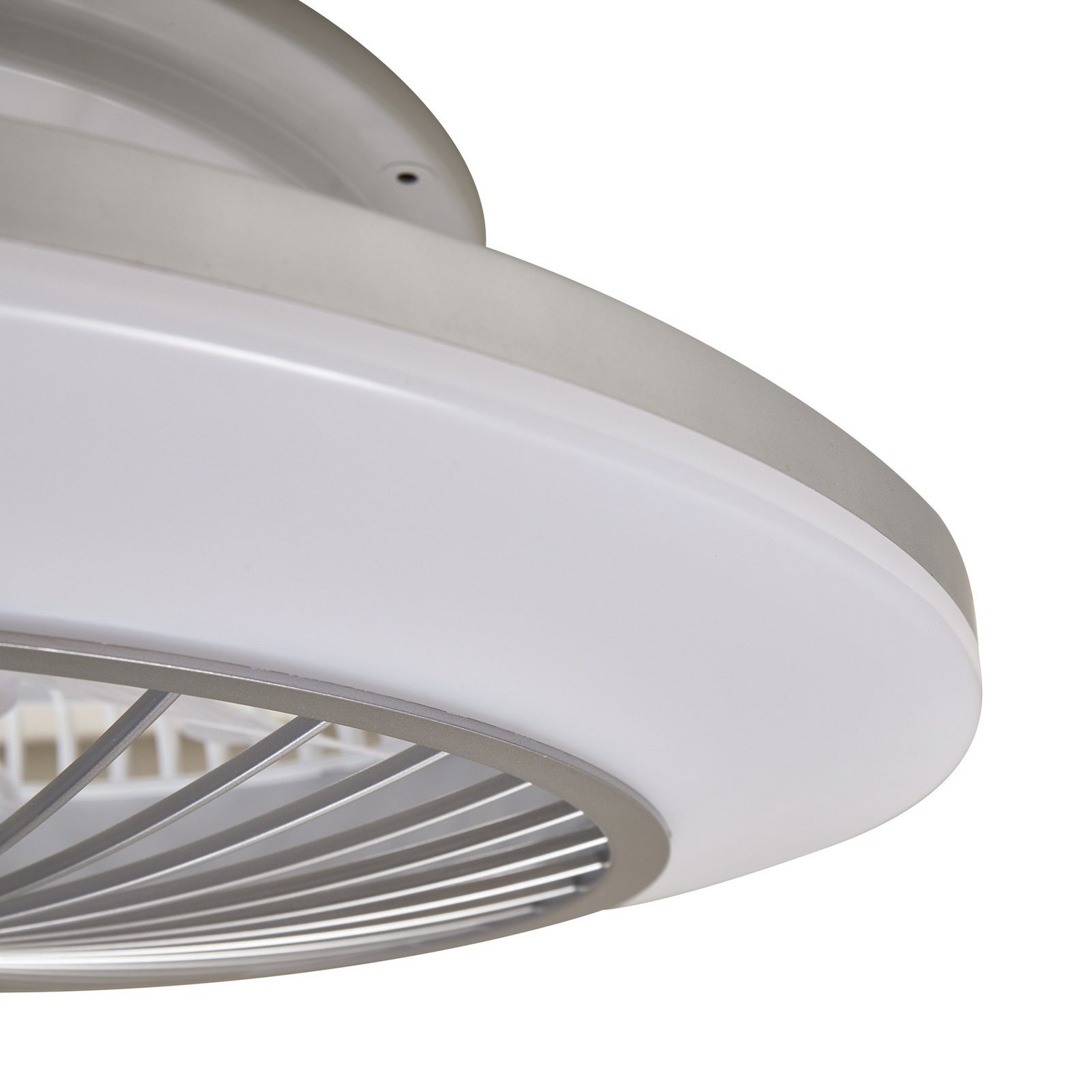 B-Ware Lindby Deckenventilator Ventilator Led Mamuti Silber Fernbedienung Lichtfarbe 55