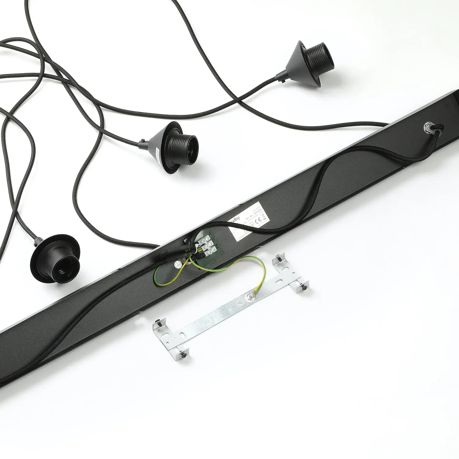 B-Ware Lindby Pendelleuchte Hängeleuchte Marla Glas Rauchgrau Deckenlampe E27 Led Lampe
