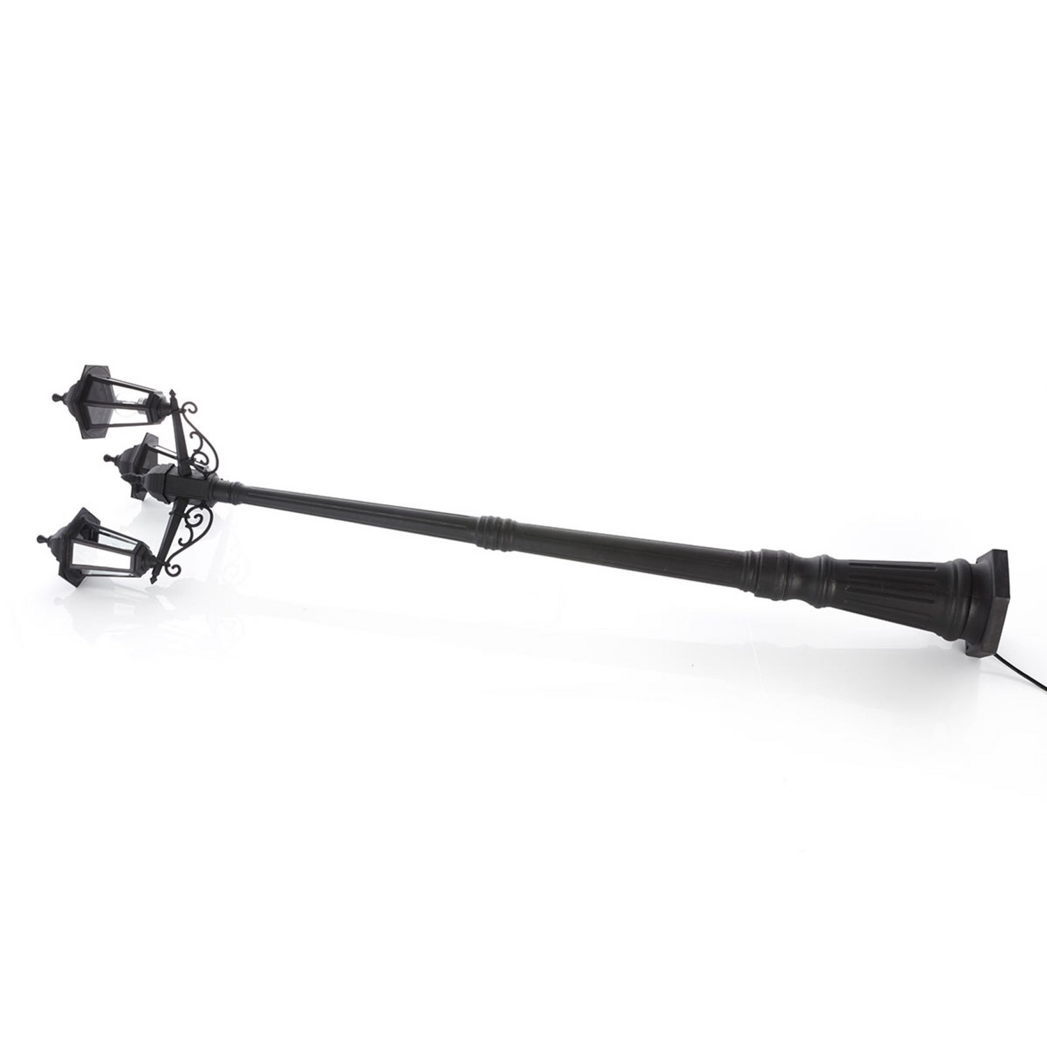 B-Ware Lindby Nane Mastleuchte Gartenleuchte Laterne Gartenlaterne Gartenlampe Schw706