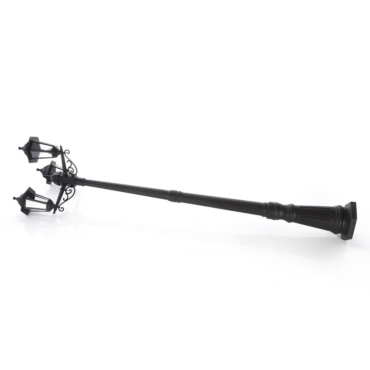 B-Ware Lindby Nane Mastleuchte Gartenleuchte Laterne Gartenlaterne Gartenlampe Schw706