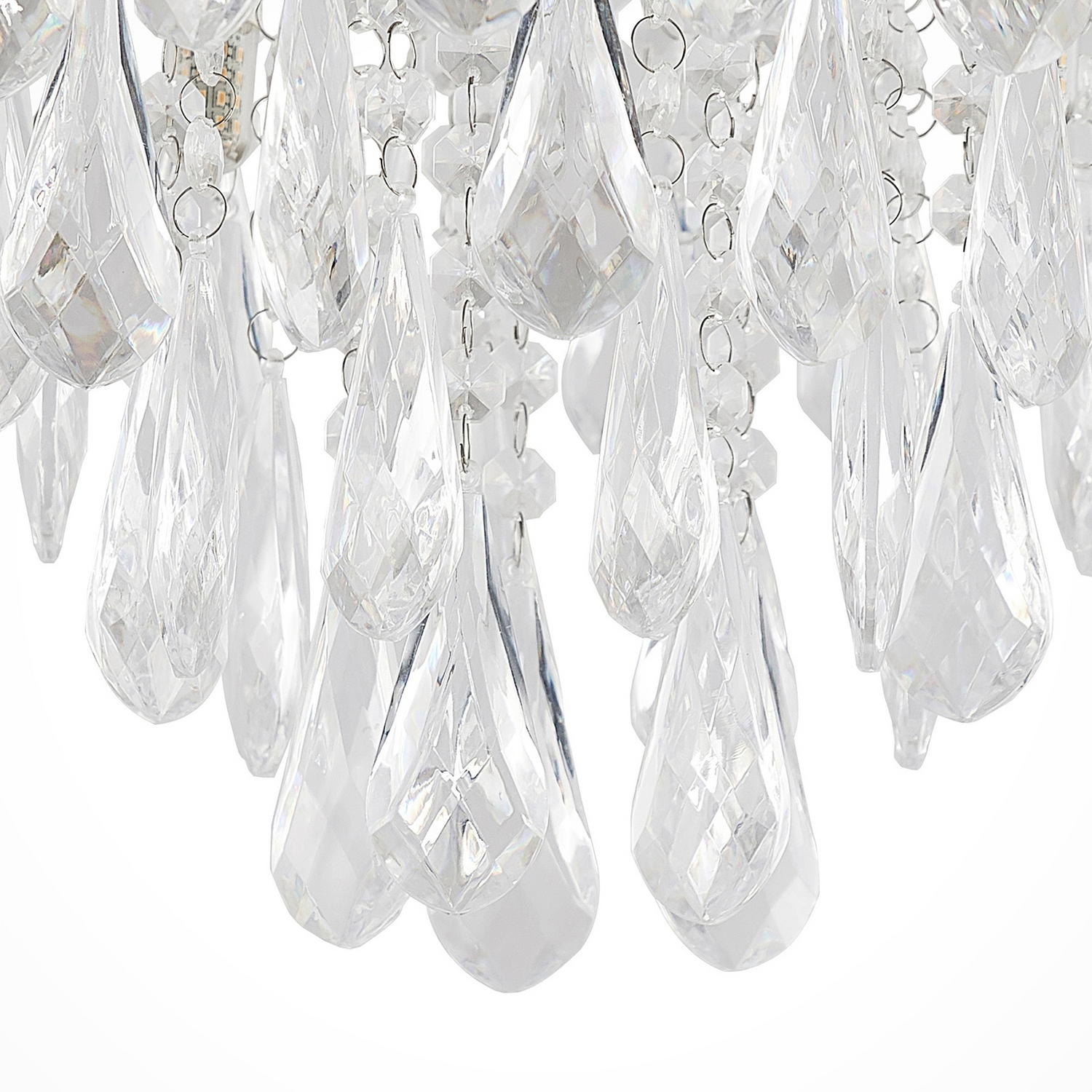Lindby Mavinus Deckenlampe Wohnzimmerleuchte Deckenlampe Kronleuchter G9 Chrom B-Ware - 4251096590340