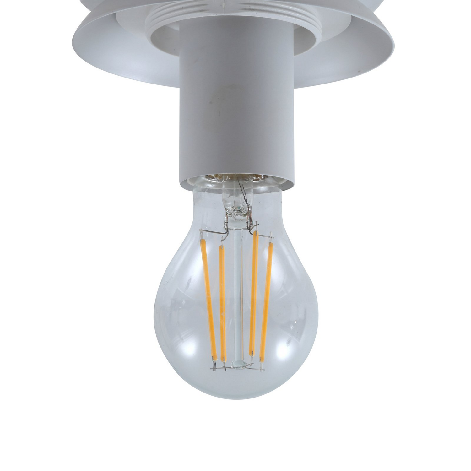 B-Ware Lindby Meriala Deckenlampe Deckenlampe Lampe Leuchte Glaslampe Weiß ø 25cm E27 - 4251096585995