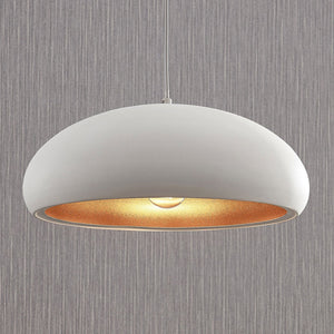 B-Ware Lindby Metall-Pendelleuchte Gerwina Hängeleuchte Deckenlampe Lampe weiß-gold
