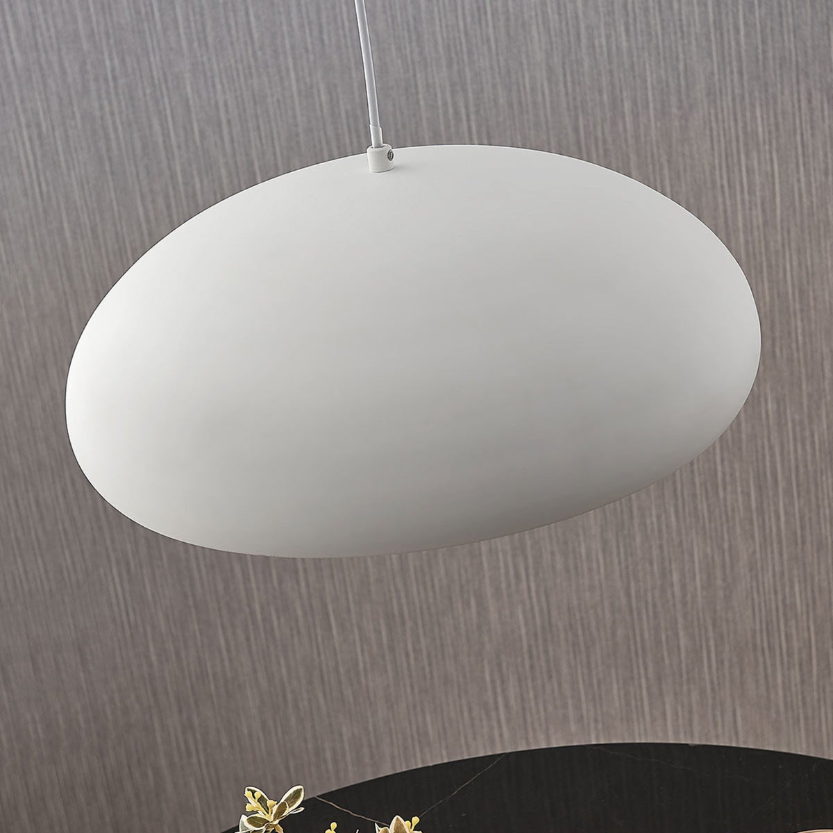 Lindby Metall-Pendelleuchte Gerwina Hängeleuchte Deckenlampe Lampe weiß-gold - 4251096560640