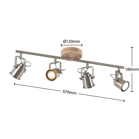 B-Ware Lindby Mikadi Deckenstrahler Deckenlampe Deckenlampe Lampe Leuchte Vierflammig - 4251096594324
