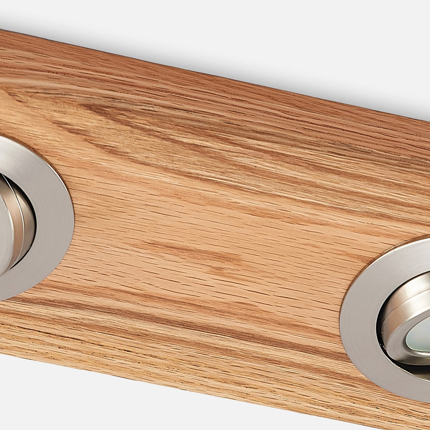 B-Ware Lindby Deckenleuchte Deckenlampe Led Holz Mikari Downlight Schwenkbar Eichenholz