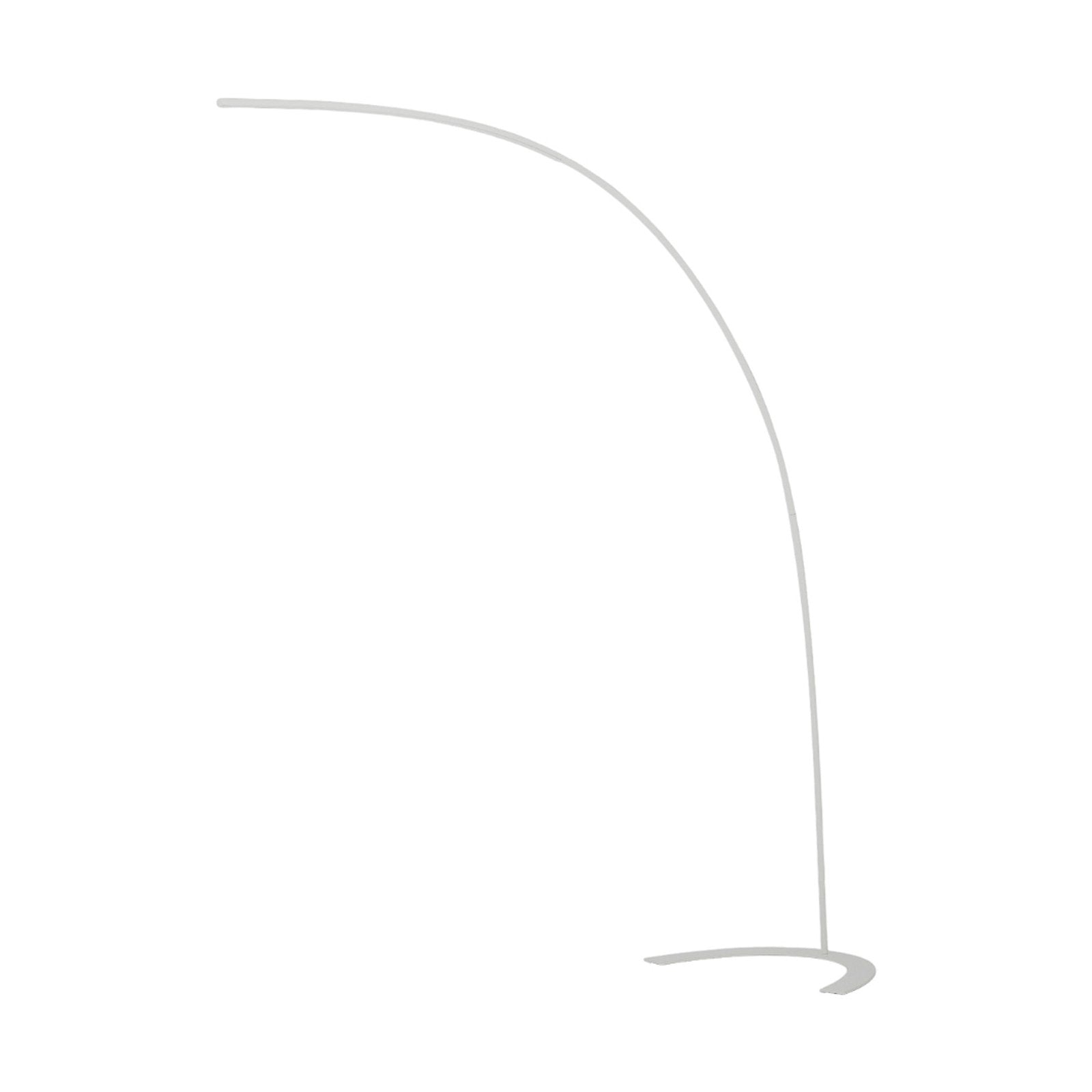 Bogenstehleuchte Standlampe Lindby LED Leuchte Danua weiß Metall Wohnzimmerlampe - 4251096501872