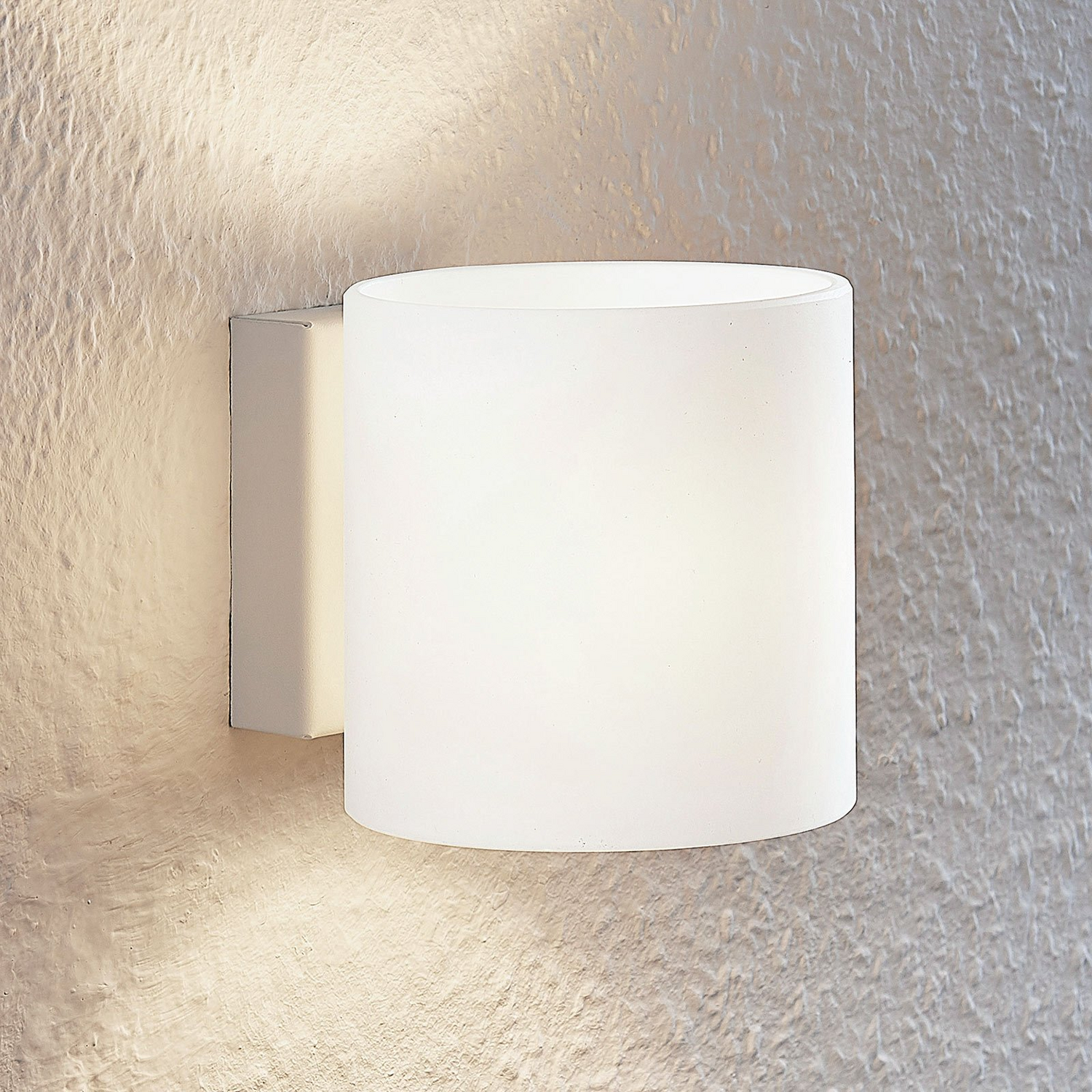 B-Ware Lindby Nanda Glas Wandleuchte Rund Wandlampe Lampe Leuchte Spot Licht  - 4251096564617